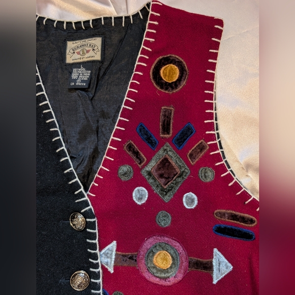 Vintage Contrasting stitch vest - Picture 5 of 8